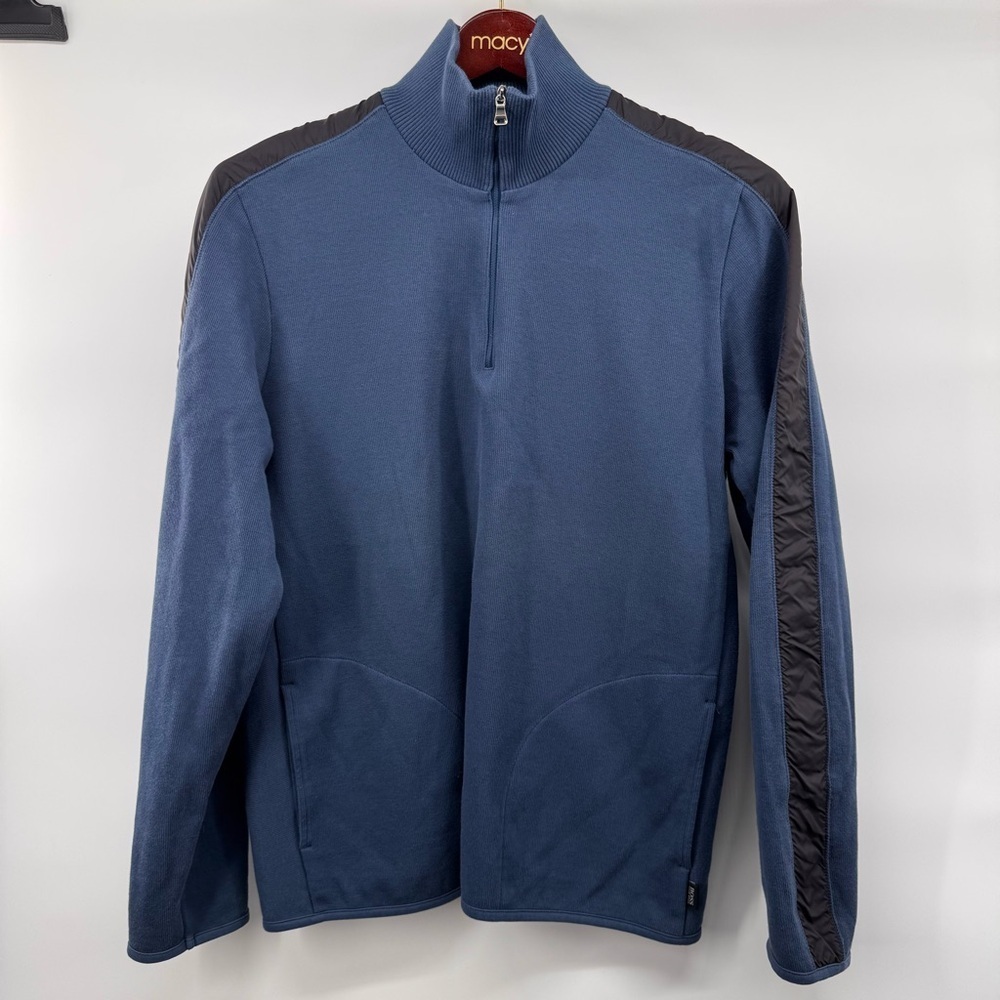 Hugo Boss Men’s Blue Half Zip Pullover XL